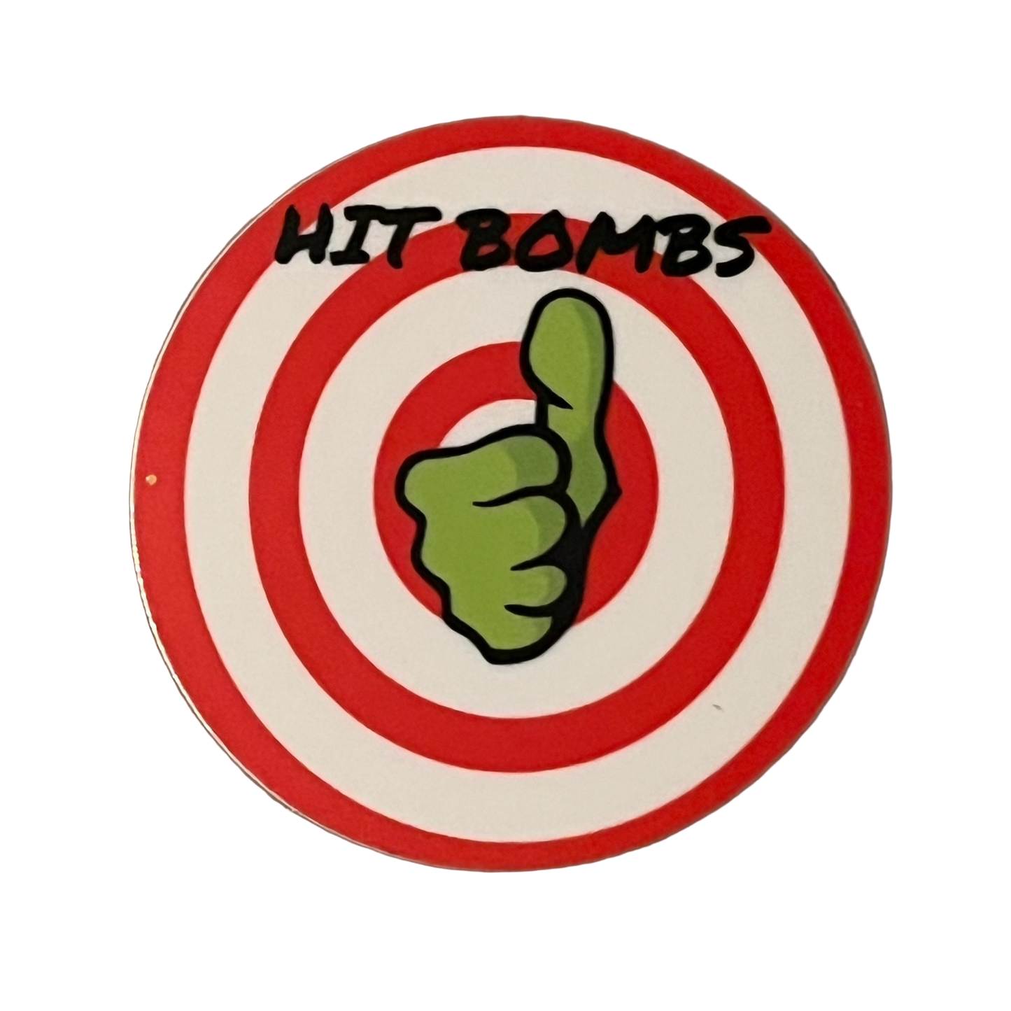Hit Boombs Dot Sticker