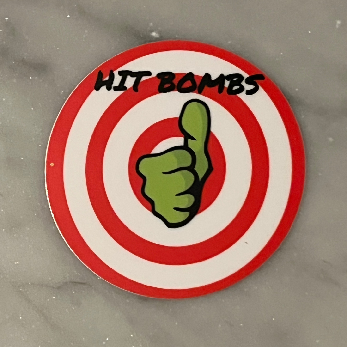 Hit Boombs Dot Sticker